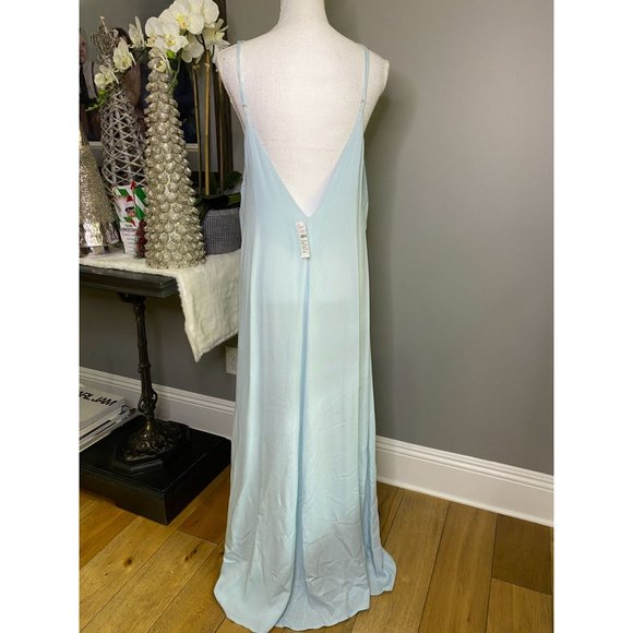Indah Rain Simple Spaghetti Strap Maxi Dress in Ice Size M/L - Picture 7 of 10
